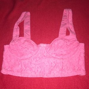 Victoria's Secret Pink Bra/Crop Small